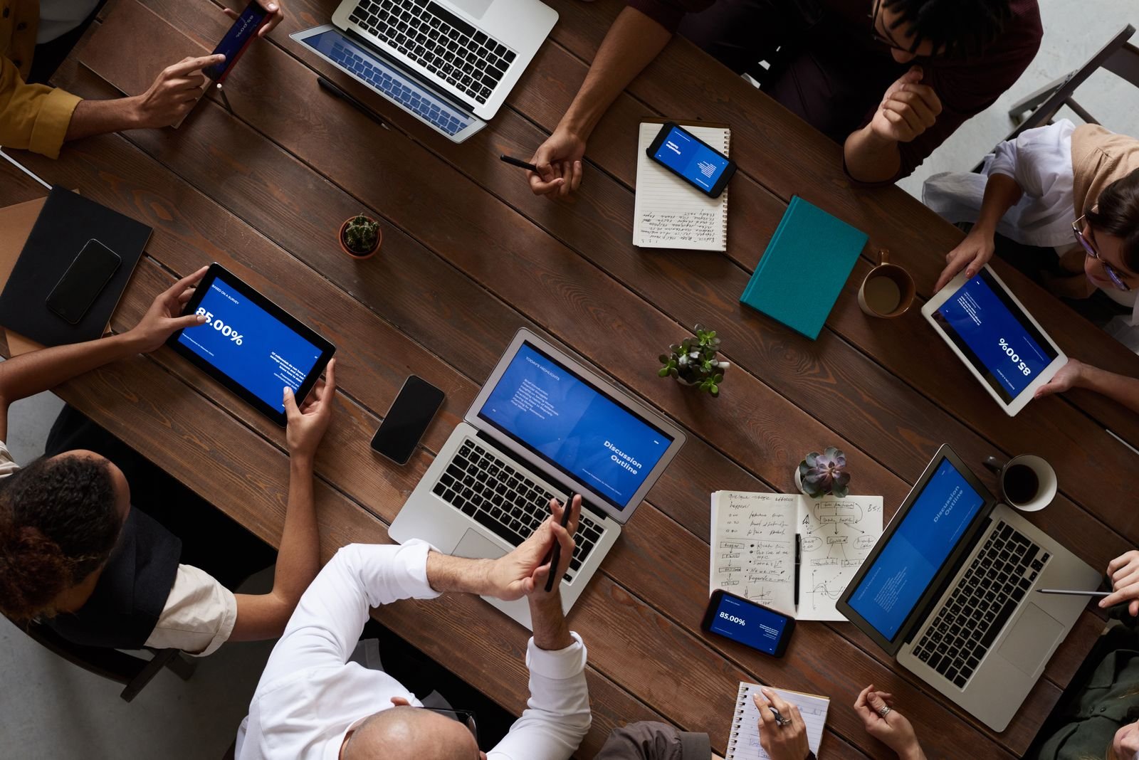 Business team comparing Odoo Community and Enterprise ERP options