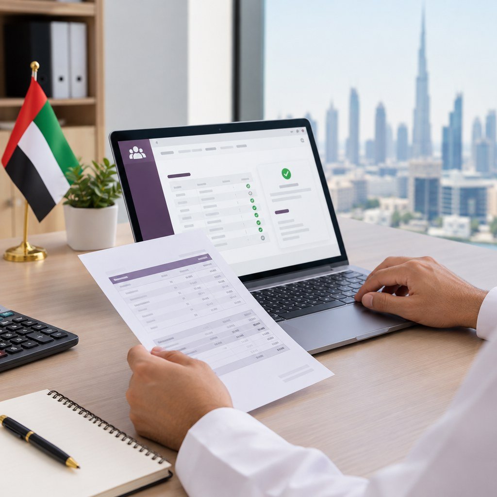 UAE WPS SIF control record and employee payroll validation